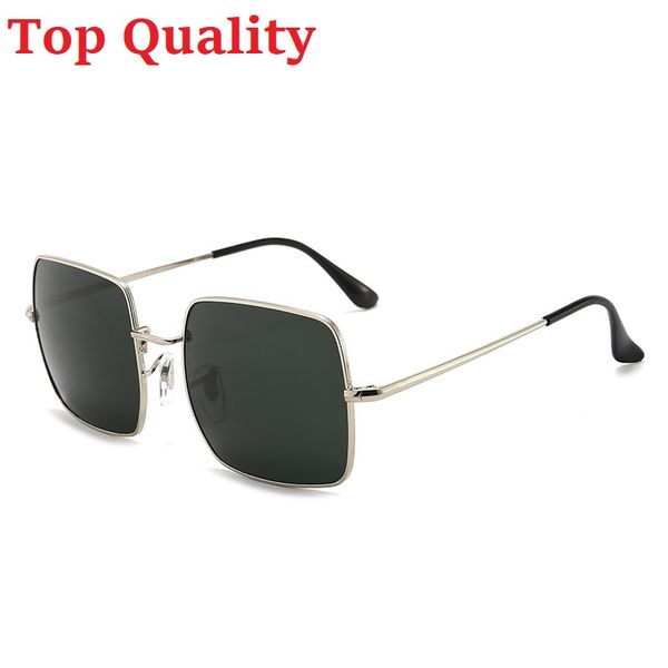 

sunglasses men women sunglasses designer brand outdoor sports fashion square metal frame glass lenses uv400 trendy personalized sun glasses, White;black