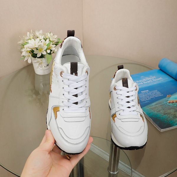 

2023r mens causal shoes fashion women leather lace up platform sole sneakers white black women velvet sued 0523