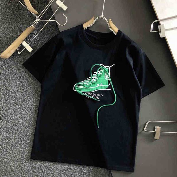

fshion t shirt bv's designer shirts bottega ven 2022 european station new bv and shoes design versatile trend round neck, White;black