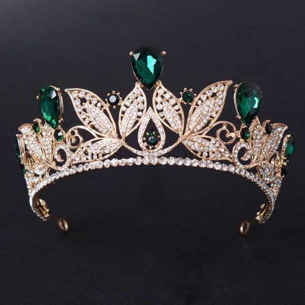 

other fashion accessories vintage crystal rhinestone crown tiara golden diadem for women wedding hair accessories bridal hair jewelry prince, Silver