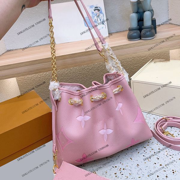 

23 women luxurys designer totes bags ontehgo leather handbag flowers shouder crossbody ladies handbags flowers with original dust bag origin