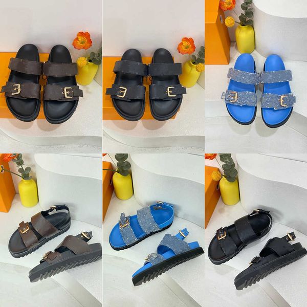 

designer shoes comfort sandal women loafers luxury casual shoes presbyopia flat shoes paseo flat bom dia sandals platform shoes buckle leath, Black