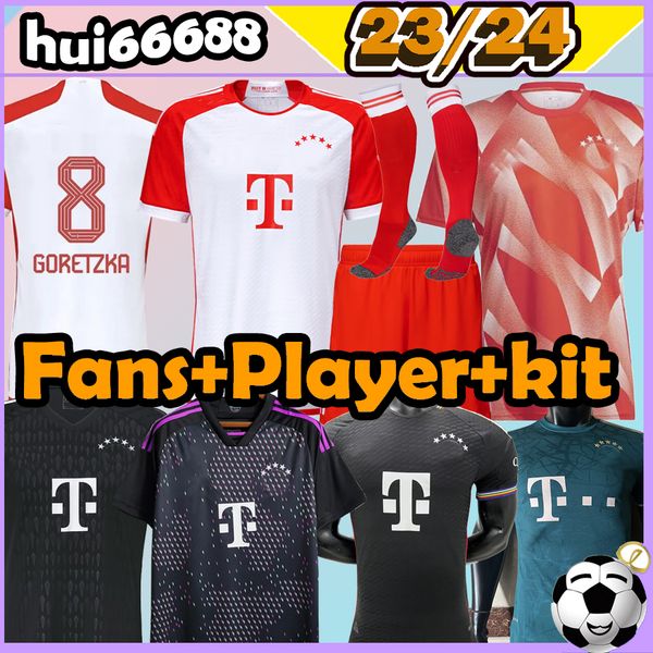 

23/24 musiala soccer jerseys oktoberfest de ligt sane gnabry muller davies mane bayerns coman 23 24 goretzka gravenberch mazraoui musiala me, Black;yellow