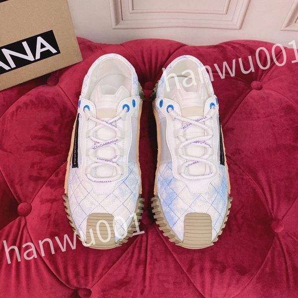 

new fashion women mens casual shoes desiner genuine leather platform lace up sneakers runway running walking shoes, Black