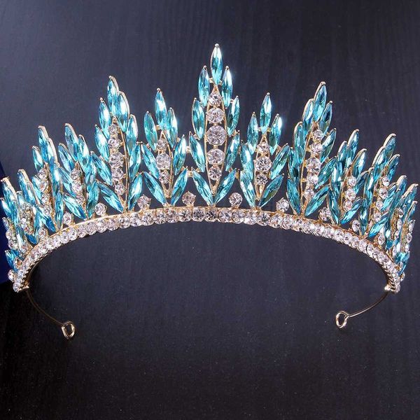 

other fashion accessories kmvexo baroque full crystal hair jewelry pageant crowns rhinestone headband wedding party bridal tiaras headpiece, Silver