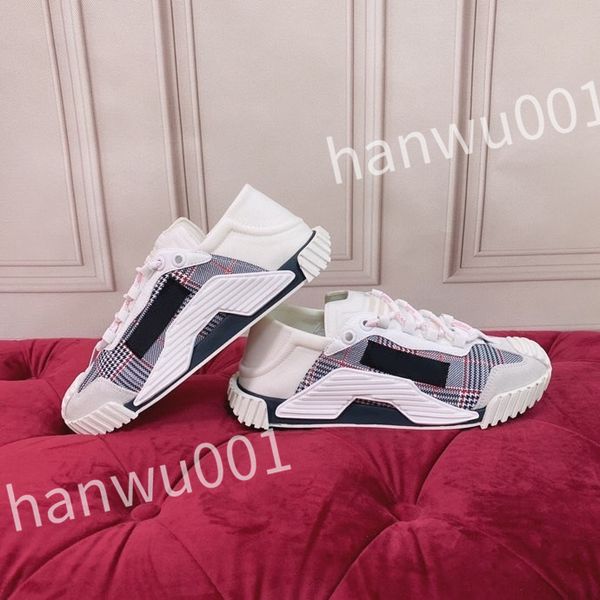 

new luxurys designer women mans casual shoes fashion genuine leather letters printed woman runway trainers sneakers, Black