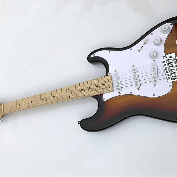 

practicing electric guitar, sun color , ing