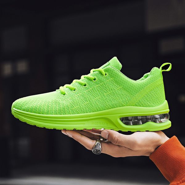 

outdoor mens running shoes white black green yellow trainers sneakers sports shoes