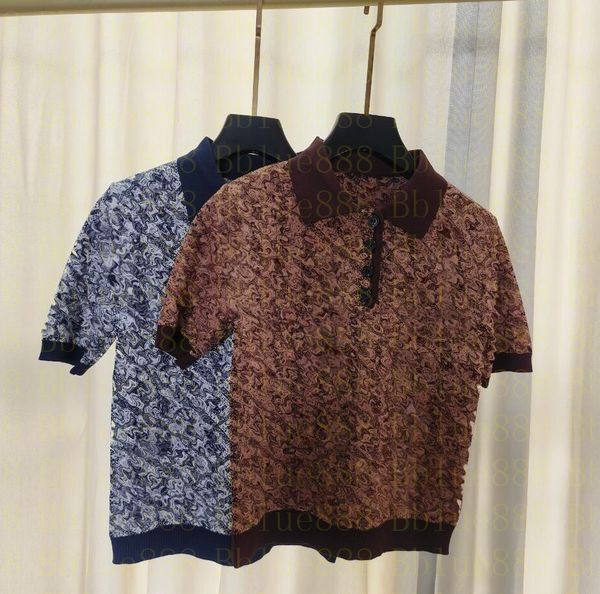 

women's t-shirt knitted diagonal flower square neck short sleeve 525, White