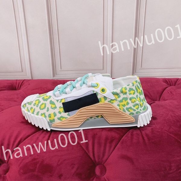 

new luxury fashion women mens casual shoes desiner genuine leather platform lace up sneakers runway running walking shoe, Black