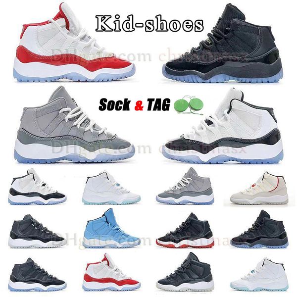 

dhgate kid shoes jumpman 11 infant basketball shoes cool grey boys and girls toddler child shoe kids sneaker concord university blue outdoor, Black