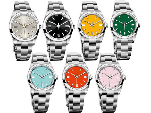 

designer luxury men watch automatic mechanical movement casual watches stainless steel strap dial waterproof wristwatch birthday gift, Slivery;golden
