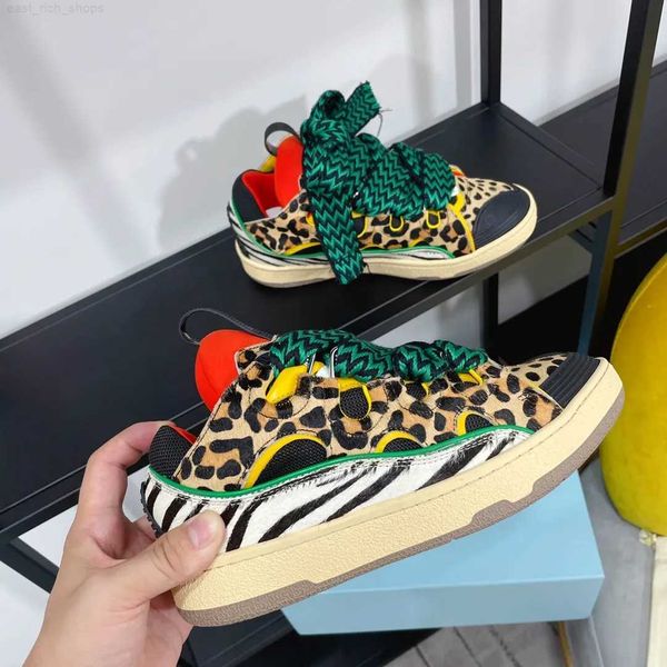 

shoe 03 shoes luxury designer men women calfskin nappa sneakers casual leather curb, Black