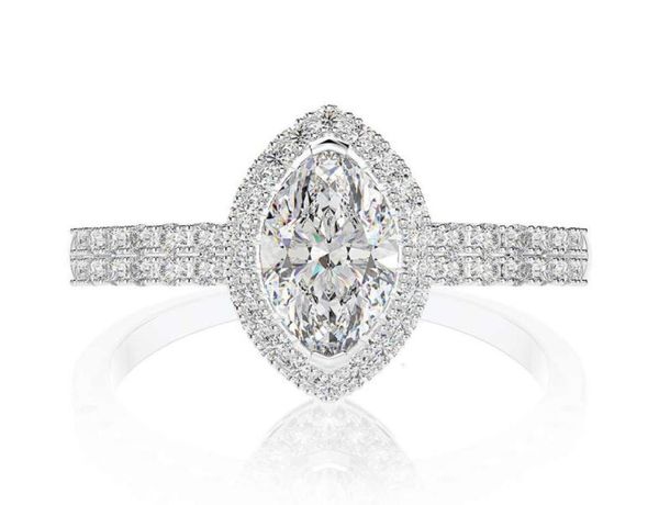 

hbp fashion shipai new style imitation luxury diamond horse eye 5 10mm group set zircon ring jewelry gift7177969, Silver