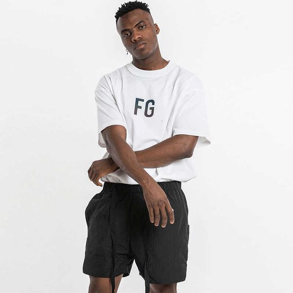 

men's t-shirts fashion ess designer ess fog fashion oversize short sleeve summer cotton t-shirt men, White;black
