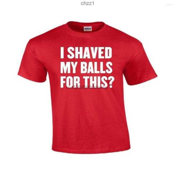 

men's t shirts i shaved my balls for this funny shirt humor rude offensive tee menseln, White;black