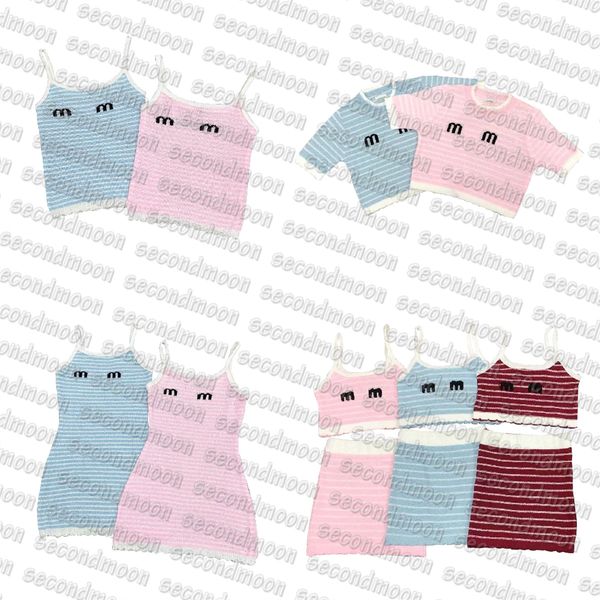 

women knitting dress sling vest summer fashion knitted dresses letter printing sling woman vests, Black;gray