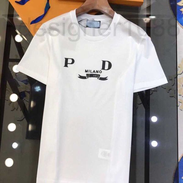 

designer summer men's short sleeved tee designer t shirt men women plus size clothing 100% cotton round neck tshirt letter printing t-s, White;black