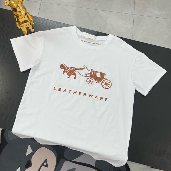 

men's t-shirts t-shirts coach luxury s designer t short summer fashion with brand letter designers, White;black