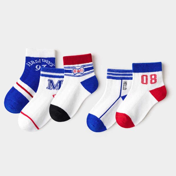 

socks 5 pairs/batch of children's cotton boys girls teenagers and students. cute cartoon fashion soft net summer socks for new children, Pink;yellow