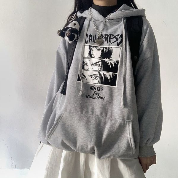 

autumn and winter clothing new print beauty print loose long sleeve t-shirt underla plush, Black