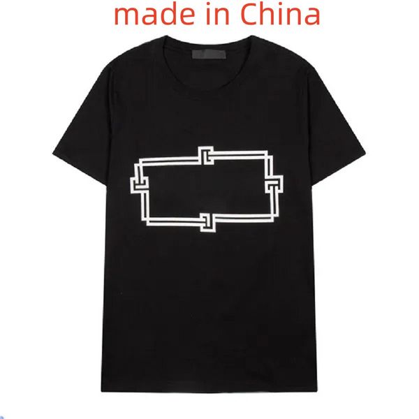 

summer white t shirt mens designer t shirt short sleeve fashion loose round neck cotton solid color casual with brand letter designers t-shi, White;black