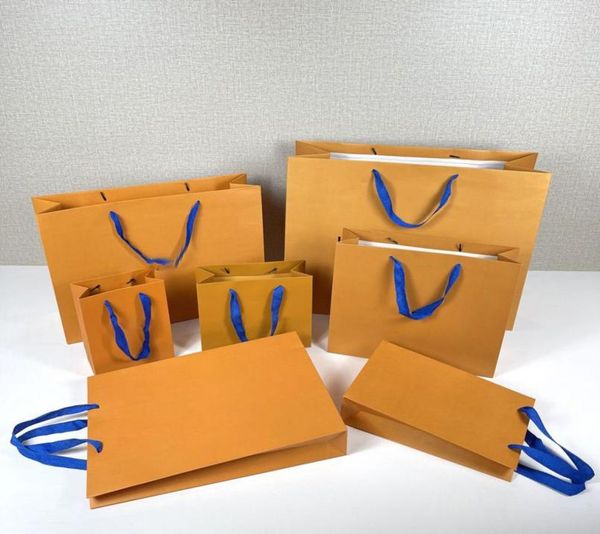 

orange gift paper bag box drawstring cloth bags display fashion belt scarf tote jewelry necklace bracelet earring keychain pendant5985245