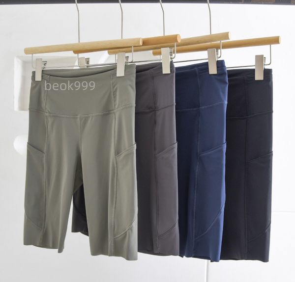 

yoga outfits suit align women's sports high waist yoga shorts 5-point pants running fitness gym underwear workout leggings