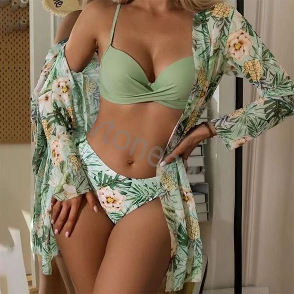 

women swimsuit vintage retro bikini set push up swimwear high waist bikini print bathing suits summer beach wear swimming suit