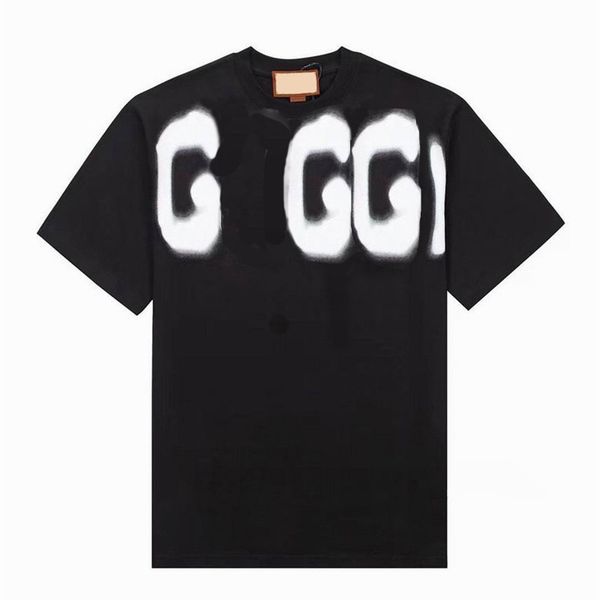 

men's t shirts womens designer t shirt cotton round neck graphic men spring summer tie dyeing short sleeve clothing, White