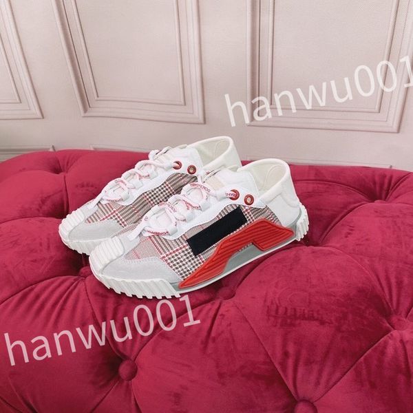 

2023 luxury designer women mans casual shoes fashion genuine leather letters printed woman runway trainers sneakers, Black