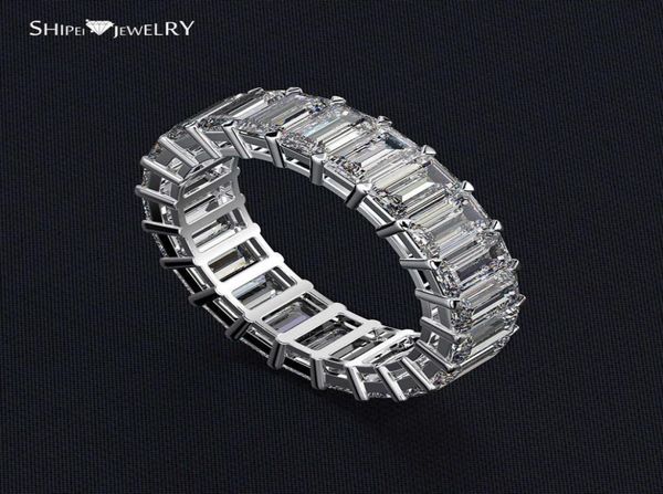 

hbp fashion shipai jewelry selling pure silver zircon female simulation full row diamond 3 5mm ring9570932