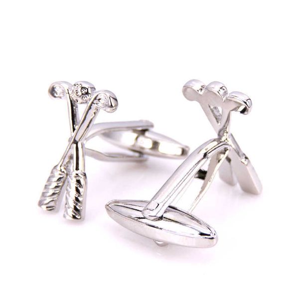 

cuff links c-man luxury silver golf shirt men's brand cufflinks cool g220525