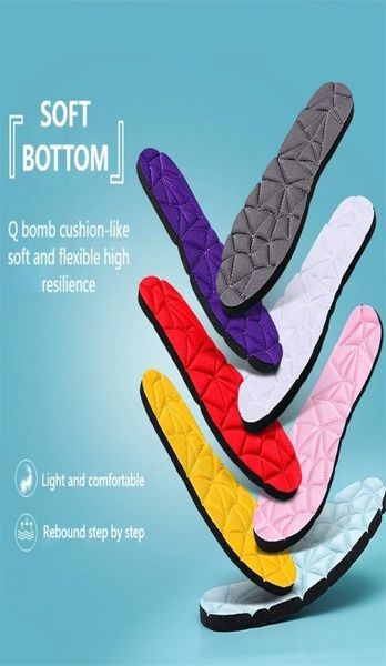 

memory foam orthopedic insoles for shoes women men flat feet arch support massage plantar fasciitis sports pad insole 2207134453227, White;pink