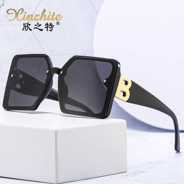 

new b concave for men and women outdoor street pgraphy glasses ins sunglasses, White;black