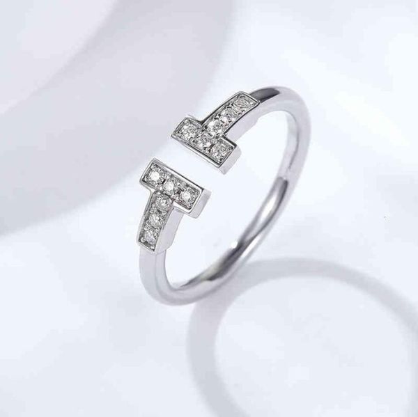 

micro inlaid 925 mo sang pai ring superimposed stone female gold plated non fading anti allergy double t1345995, Silver