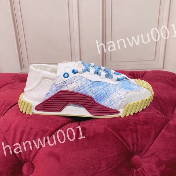 

fashion women mens casual shoes desiner genuine leather platform lace up sneakers runway running walking shoes, Black