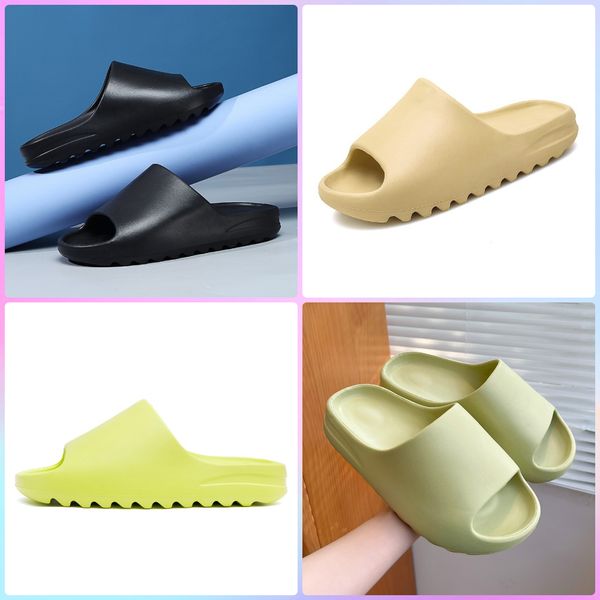 

designer a aq resin designer desert slipper bone slides foam runner kanyes high qlity dener sand slippers fashion sandal men women