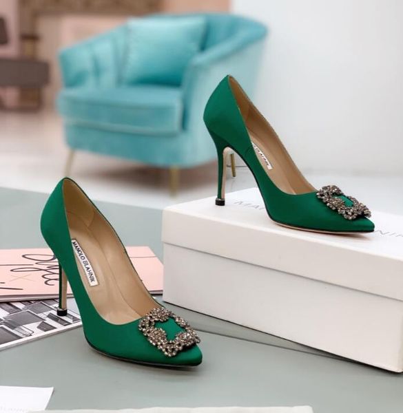 

2023 designer party wedding shoes bride women ladies sandals fashion dress shoes pointed toe high heels leather glitter pu, Black