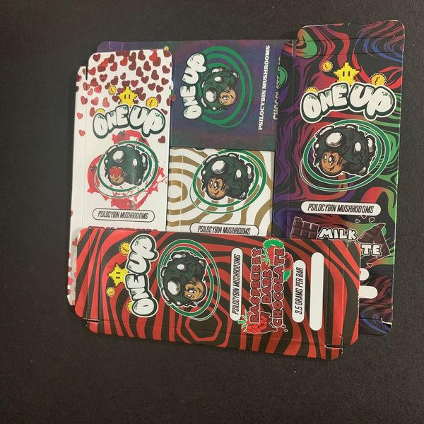 

new oneup chocolate bar box 5 kinds of dark pomegranate orange magic mushrooms one ichon chocolate box 3.5g strawberries cream chocolate ber