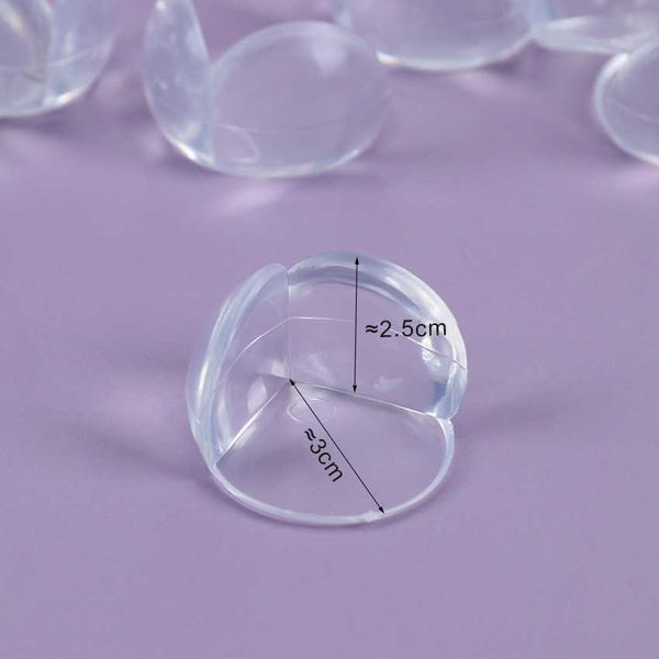 

corner edge cushions 10 pieces of children's safety silicone table corner cover transparent spherical anti-collision edge protection g2