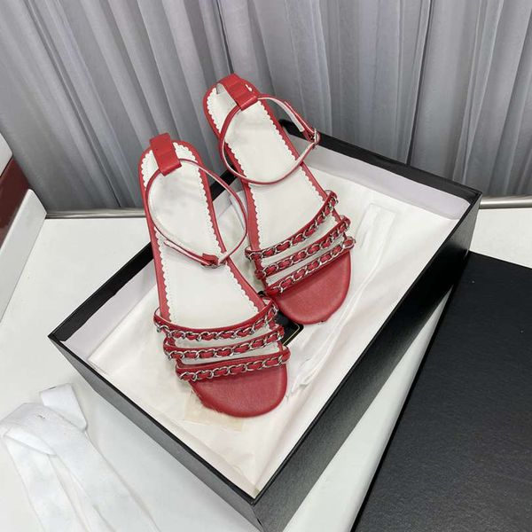 

designer sandals for women leather channel classic heel slippers luxury woman slides ccity plate-forme x222, Black