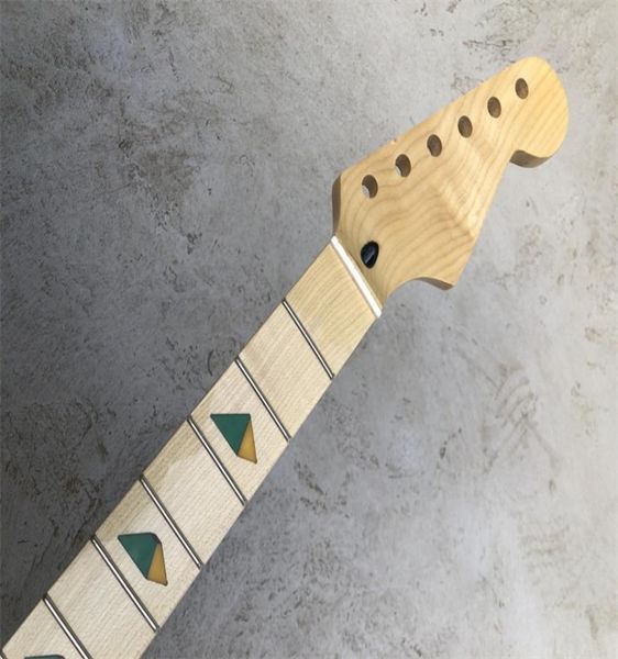 

maple electric guitar neck 22 frets maple fretboard pyramid inlay gloss diy2129200