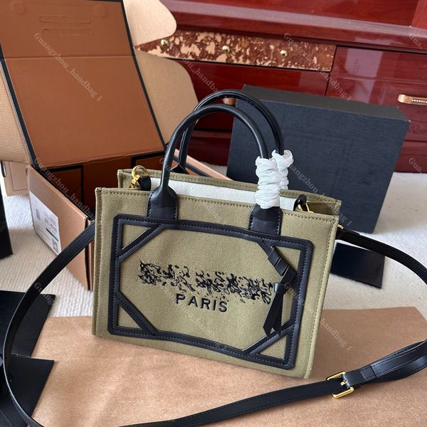 

b army canvas tote bag leather beach handbags designer bag letters printing shoulder bags cross body bags