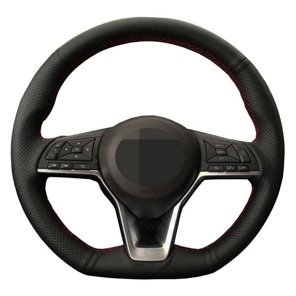 

steering wheel covers car steering wheel cover diy artificial leather for nissan x-trail qashqai march serena micra kicks 2017-2019 altima t