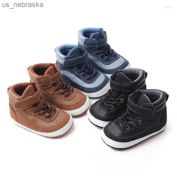 

first walkers first walkers pu leather high toddler boots borns prewalkers for baby boys girls moccasins footwear shoes sneakers l230518