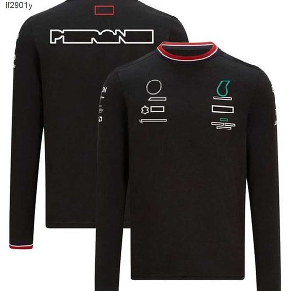 

2022 f1 suit t-shirt formula driver fans long sleeve t-shirts racing team uniform jersey summer causal men's t shirts oz2x, White;black