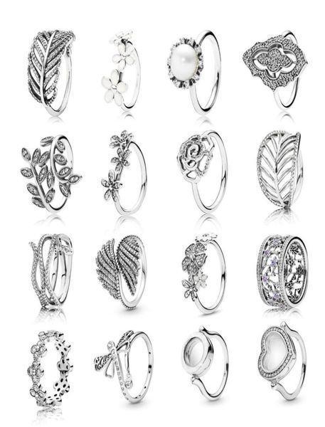 

s925 sterling silver fashion ring flower gift jewelry for women5868589