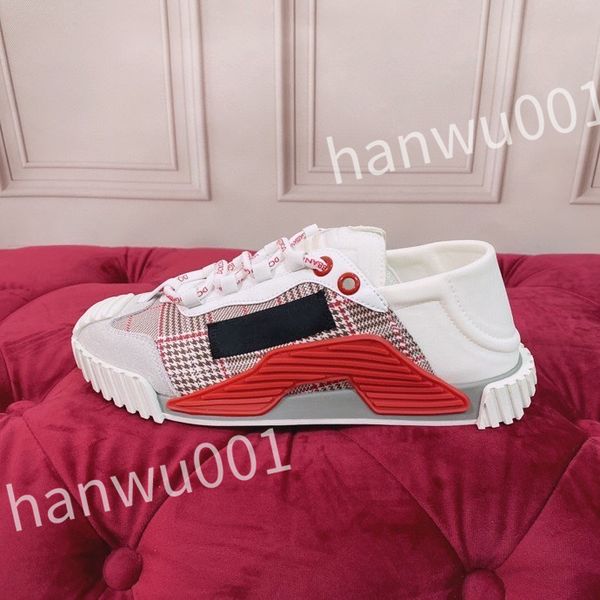 

new luxury designer women mans casual shoes fashion genuine leather letters printed woman runway trainers sneakers, Black