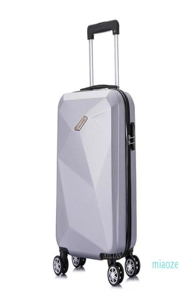 

suitcases 2024 inch rolling luggage sipnner wheels abs women travel suitcase men fashion cabin carryon trolley box hardside2242389